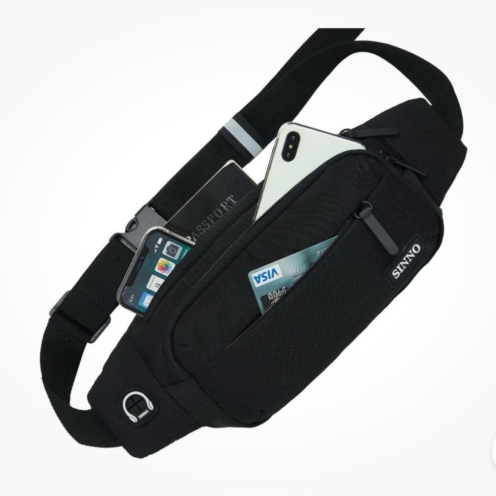 Sinno large Black Crossbody